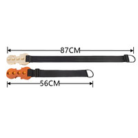 Yinyu GS935 Solid Wood Cello Endpin Holder with Extra-Wide Anti-Slip Pad for Secure Orchestra Performances