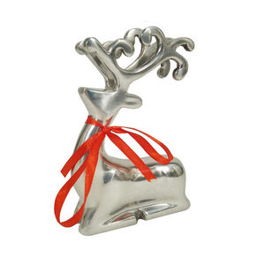 Sculpture décorative en métal en laiton de renne Figurine de cerf pour la décoration de la maison et du bureau cadeaux de mariage - Product Image 5