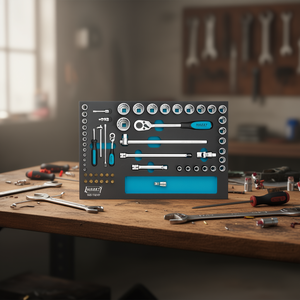 Juego de 57 Piezas Hazet con Llave de Trinquete y Accesorios para Vasos de 1/2'' y 1/4'' - Product Image 3