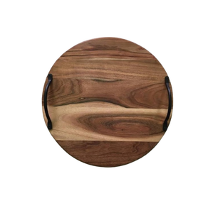 Tabla de cortar de madera de acacia de cocina de bloque único al por mayor tabla de cortar ecológica bloque de corte hecho a mano personalizado - Product Image 4