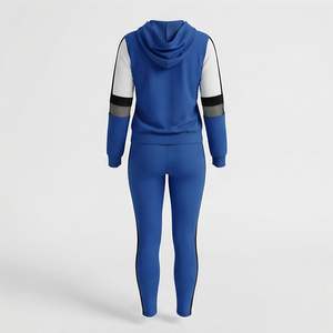 Sudadera con Capucha Deportiva de Alta Calidad para Mujer, Diseños Personalizados, Cierre de Cremallera, Chándales Casuales para Invierno, Tejido de Punto, Color Sólido - Product Image 2