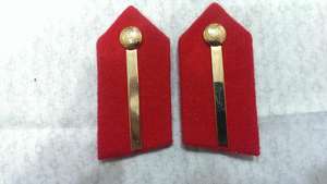 WOK Eco-Friendly Good Quality Officers Red Brass Gorget <b>Gold</b> Embroidery Patches Custom Collar Patches <b>Gold</b> Bullion Embroidered - Product Image 6