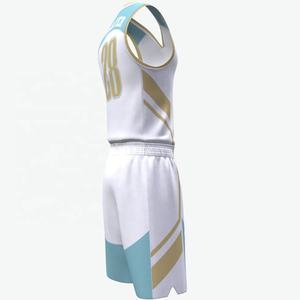 DUBBIX INDUSTRIES Conjunto Deportivo de Baloncesto para Hombre, 100% Poliéster, Antibacterial, Transpirable, de Secado Rápido, Sin Mangas, para Verano - Product Image 5