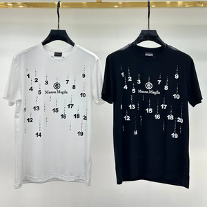เสื้อยืดคอกลมผ้าฝ้าย100% ดีไซน์ใหม่สำหรับผู้ชายเสื้อยืดพิมพ์ลายพื้นแบรนด์ตามสั่ง - Product Image 3