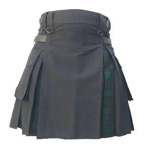 กระโปรงสก็อตไฮบริดลายสก็อตสำหรับผู้ชายดีไซน์ลายสก็อตไฮบริดแบบไฮบริด - Product Image 3