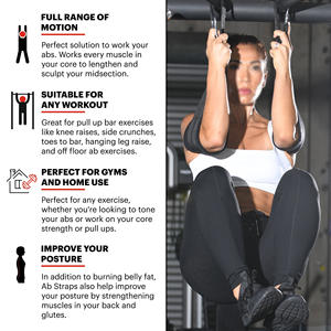 Sangle de musculation abdominale pour la maison, pour le renforcement du tronc et des bras, optimise la routine de remise en forme et les tractions, vente en gros et respirante - Product Image 6