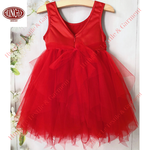 เดรสปาร์ตี้เจ้าหญิงประดับเลื่อมสำหรับเด็กผู้หญิงกระโปรงตาข่าย - Product Image 2