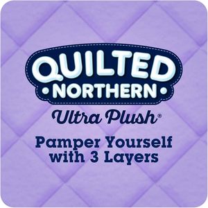 Quilted Northern Ultra Plush <b>Toilet</b> <b>Paper</b>, 18 Mega Rolls = 72 Regular Rolls, <b>3</b>-<b>Ply</b> Bath Tissue - Product Image 2