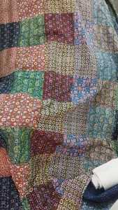 Custom Made 7-Piece Kantha Stitched Patchwork Silk <b>Quilts</b> with Cotton Filling American Style for Home Decoration Stores Resale - Product Image 4