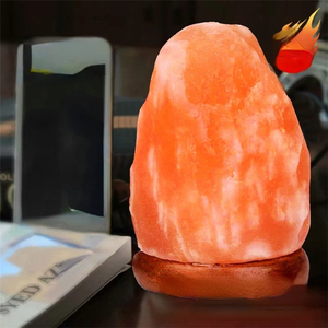 Wholesale Promotes peaceful sleep Pure Himalayan Salt Night Lights Salt Rock Lamps Crystals Natural pink Himalayan Salt Lamp - Product Image 3