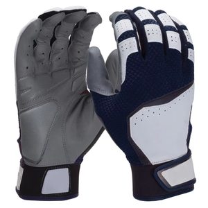 Guantes de bateo de softbol de alta calidad personalizados OEM, guantes de bateo de béisbol de gran calidad, guantes de bateo para hombres, piel de oveja - Product Image 5