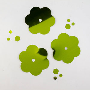 เลื่อมรูปร่างพิเศษหลุมศูนย์กลางสีโลหะ, selanusa - Product Image 1