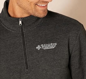 Sudaderas con capucha transpirables para hombre Sudaderas con capucha de media cremallera de Pakistán con nuevo diseño de logotipo personalizado - Product Image 3