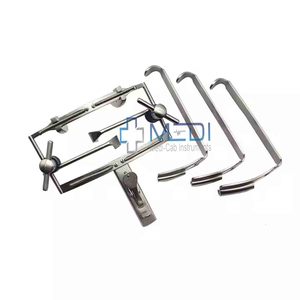 Dingman Manual de acero inoxidable boca mordaza lengua placas ENT instrumento quirúrgico Retractor Oral para orofaríngeo Maxilofacial - Product Image 1