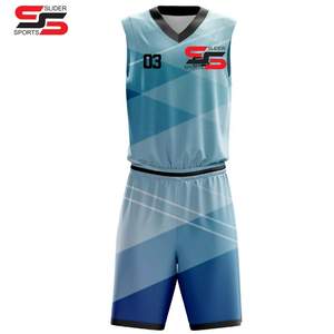 Ensembles de basket-ball personnalisés Maillot et short Maillot de basket-ball à sublimation Conception uniforme Vêtements de sport Uniformes de basket-ball - Product Image 3