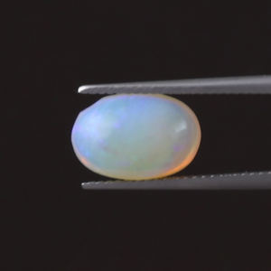 Opale naturelle blanche en vrac, pierre précieuse, 3,66 carats, coupe ovale, 12,5x9 mm, 6 mm, certifiée IGI, opale taillée à la main, polie, pour la fabrication de bijoux - Product Image 1