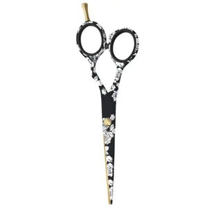 Ciseaux moustache enduits de couleur de papier ciseaux de Salon de beauté ciseaux de coupe de cheveux de barbe avec repose-doigt réglable - Product Image 4