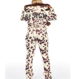 Ensemble de survêtement confortable pour femmes, jogging, ensemble avec insert en mesh, tenue athlétique respirante pour la salle de sport, la course à pied, le fitness - Product Image 5