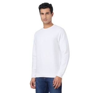 Sweat-shirt surdimensionné pour homme, 350 GSM, coton, polyester, molleton, style décontracté, col rond, pull-over, vêtements d'hiver, OEM, marque privée - Product Image 3
