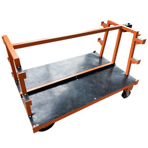 รถเข็นขนส่งไฟฟ้าแบบปรับแต่งได้สำหรับงานหนักพร้อมแท่นเหล็ก สำหรับโลจิสติกส์สนามบินและการใช้งาน OEM - Product Image 3