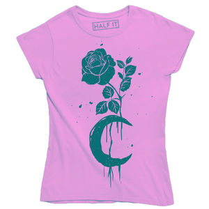 Camiseta de media manga de Color sólido de estilo básico para mujer, con cuello prenda superior, manga corta, serigrafiada, camiseta de talla grande para mujer - Product Image 4