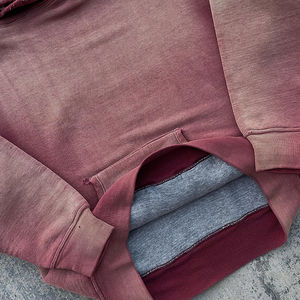 Sudadera con Capucha de Moda Vintage Personalizada, 100% Algodón, Corte Regular, Ecológica, 350 g/m², Lavada al Ácido, Estampado Amarillo, Invierno, con Pedrería - Product Image 2