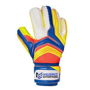 Gants de gardien de but de Football en cuir de haute qualité professionnel Protection du pouce du doigt Nouveau design pour l'entraînement sportif unisexe - Product Image 2