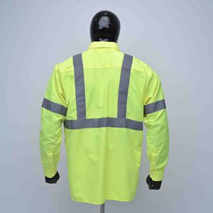 Chaleco de Seguridad Reflectante de Alta Visibilidad ANSI Clase 1 EN ISO 20471 Clase 2 con LED Intermitente, Colores y Logotipo Personalizables para Trabajadores de Carreteras - Product Image 3