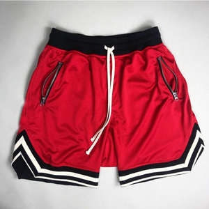 Shorts de sport pour hommes, course à pied, fitness, grande taille, basketball, solides, décontractés, imperméables, coupe-vent, séchage rapide, taille élastique - Product Image 6