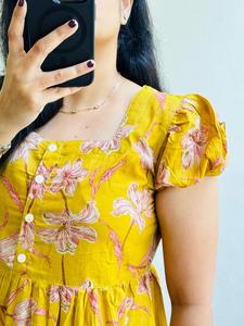 เดรสแม็กซี่ลายดอกไม้ลำลองขนาดฟรีไซส์สำหรับทุกโอกาส - Product Image 4