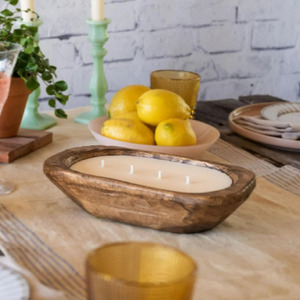 Nouvel arrivage de bol à bougie en bois de mangue taille personnalisée qualité supérieure pour la décoration de table de mariage à la maison meilleure qualité 100 pièces - Product Image 1