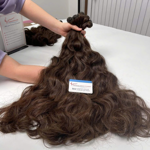 Raw hair bundles Double Drawn Human Hair 100% <b>Top</b> Quality Raw Unprocessed Vietnamese Hair - Product Image 6