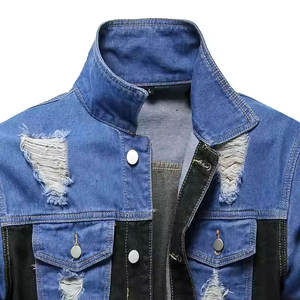 Chaqueta de Mezclilla Casual de Invierno para Hombre, con Logotipo Personalizado, Cuello Alto, Alta Calidad, el Mejor Diseño, Transpirable y de Secado Rápido - Product Image 3