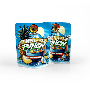 Tùy chỉnh in ăn được Gummy 3.5 gam Mylar túi nắp kéo dây kéo trẻ em bằng chứng mùi bằng chứng túi nhựa bao bì thuốc lá Túi - Product Image 2