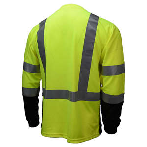 Uniformes de sécurité Glory Color, sur mesure, 100% polyester, t-shirt à manches courtes, vêtements de travail, construction, t-shirts haute visibilité fluorescents - Product Image 3
