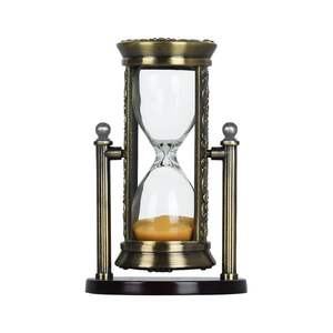 Sablier en verre métallique compact pour les jeux de plateau de chronométrage, les pauses d'étude ou les séances de concentration pendant le travail ou la méditation - Product Image 6