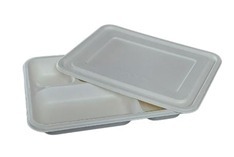 Takeway FooD Box Biodegradable Sugarcane Bagasse Disposable Luxury <b>Microwavable</b> Lunch Box <b>Lid</b> Eco-Friendly Compostable - Product Image 2