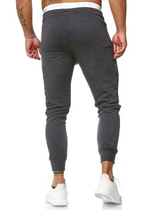 Pantalones Deportivos Holgados de Cintura Alta para Hombre, de Algodón y Felpa, Casuales y Deportivos, para Invierno - Product Image 2