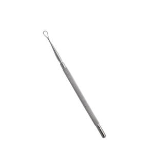 Instrument médical en acier inoxydable pour chirurgie oculaire, poignée manuelle en forme de boucle Kirby, longueur totale 13,5 cm, durable, certifié CE - Product Image 2