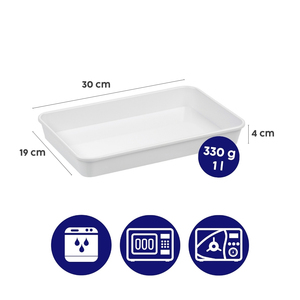 <b>Large</b> Square <b>Serving</b> <b>Tray</b> 4 cm or 8 cm Deep Melamine Food <b>Tray</b> by Schuer - Product Image 2