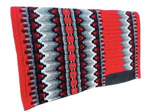 Tapis d'équitation de luxe aux couleurs personnalisées Tapis d'exposition Western Collection Handloom de créateur Tapis de selle élégants - Product Image 4