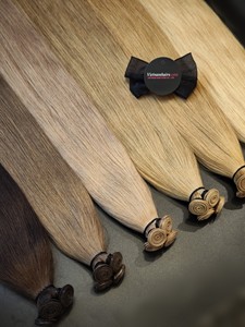 2025 vente chaude qualité supérieure 100% vietnamien vierge humaine droite épaisse pleine cuticule trame Extensions génie génie génie en gros - Product Image 2