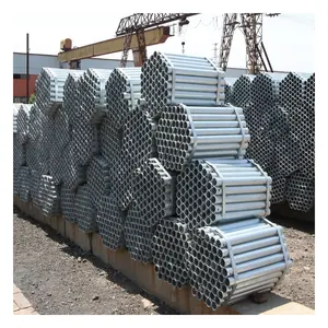 Tubos de aço galvanizado por imersão a quente Premium, tubos de aço galvanizados por imersão a quente garantem vida útil e resistência