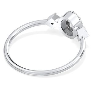 Anillos de Moissanita de Corte Ovalado de 0.31 Quilates en Oro Blanco de 14K de Calidad Premium REYES para Mujer, Anillo de Compromiso Personalizado, Regalo de Boda, Joyería Fina - Product Image 4