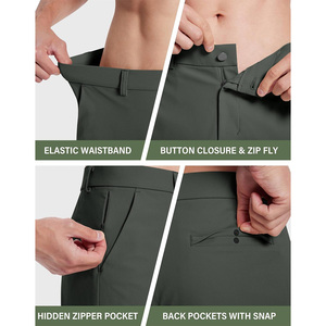 Pantalones cortos de golf para hombre con logotipo personalizado OEM material elástico transpirable ideal para UNIFORMES DE EQUIPO marca deportiva y ropa al por menor - Product Image 3