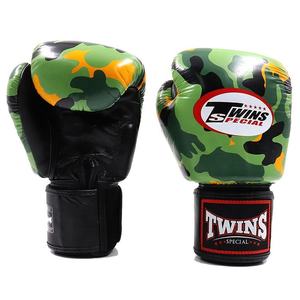 Nouveauté Gants de boxe jumeaux à imprimé camouflage en cuir de vache véritable Gants d'entraînement de sparring en gros pas chers MMA Muay Thai - Product Image 2
