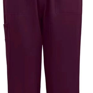 Uniformes médicos con cuello en V a la moda para mujeres y hombres, Top y pantalones, conjuntos de uniformes de enfermería, ropa elástica cómoda para correr - Product Image 6