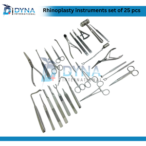 Juego de instrumentos de rinoplastia Manual de acero inoxidable de alta calidad, 25 uds., Kit de cirugía plástica Nasal y Facial - Product Image 2