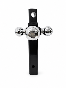 Support de remorque Yopay à trois boules avec crochet, crochet de remorquage tactique, attache de remorque à 3 boules pour camion, tailles 1-7/8 ", 2 " et 2-5/16 ", compatible avec les attaches de 2 pouces H - Product Image 2