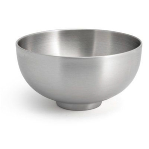 Bol à soupe en métal de style premium, finition argentée, pour servir les aliments, pour restaurant, hôtel et utilisation sur table - Product Image 3